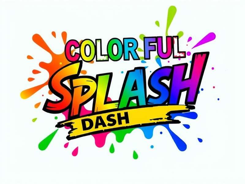 Colorful Splash Dash Community Event